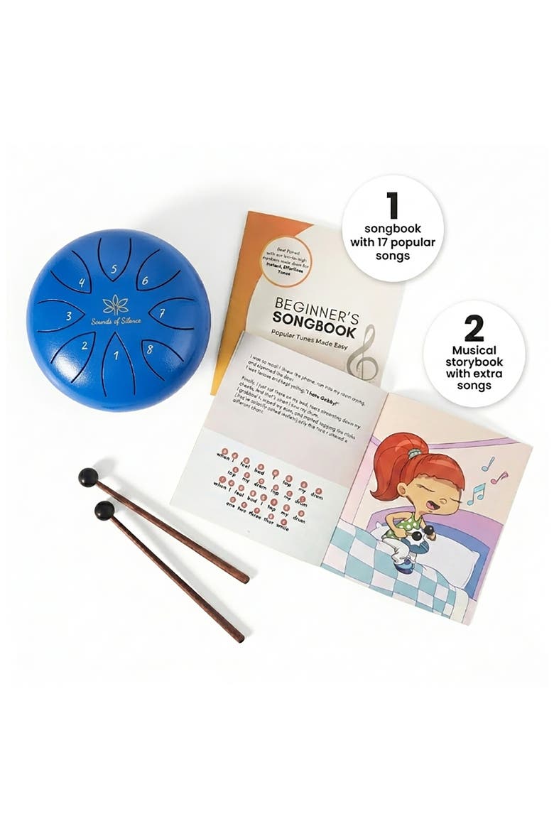 Magic Calm Drum Gift Set, Alternate, color, BLUE