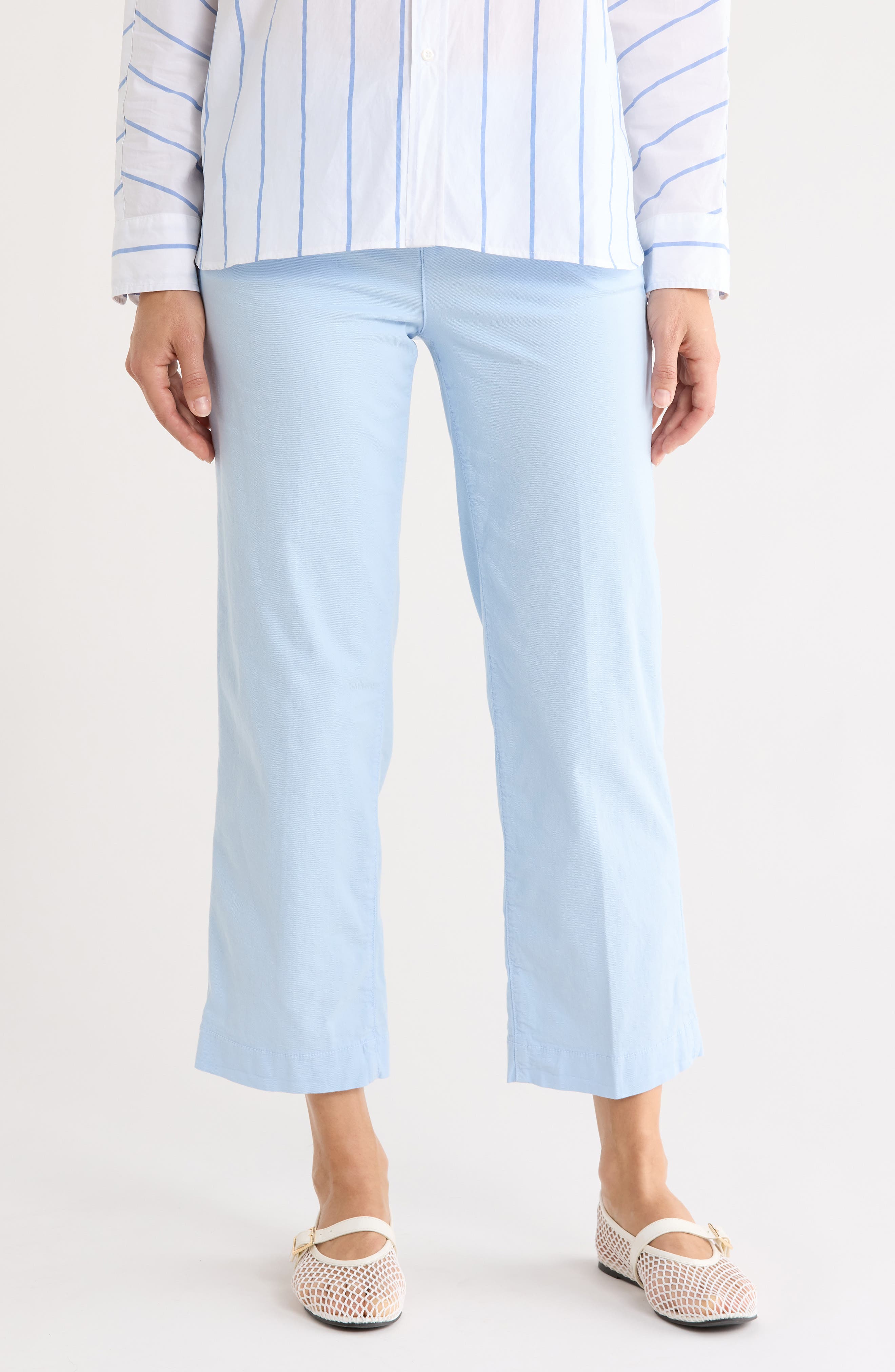 Frank & Eileen Westport Wide Leg Chino Pants