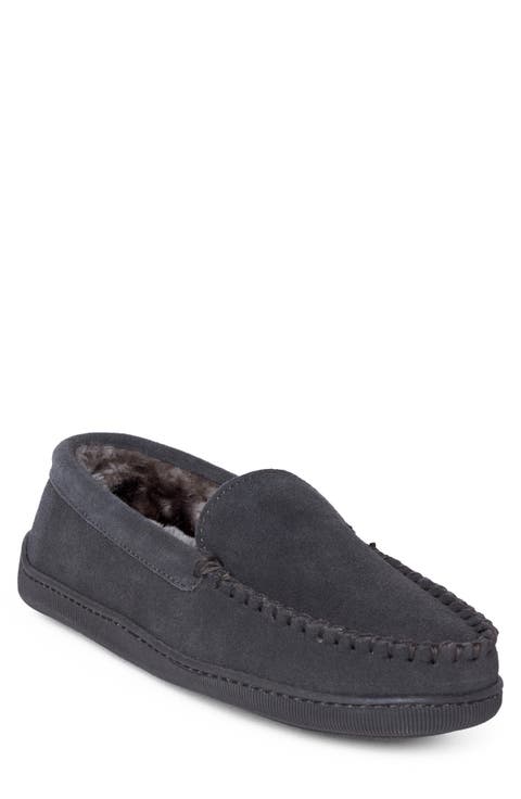 Pile Lined Hardsole Venetian Slipper