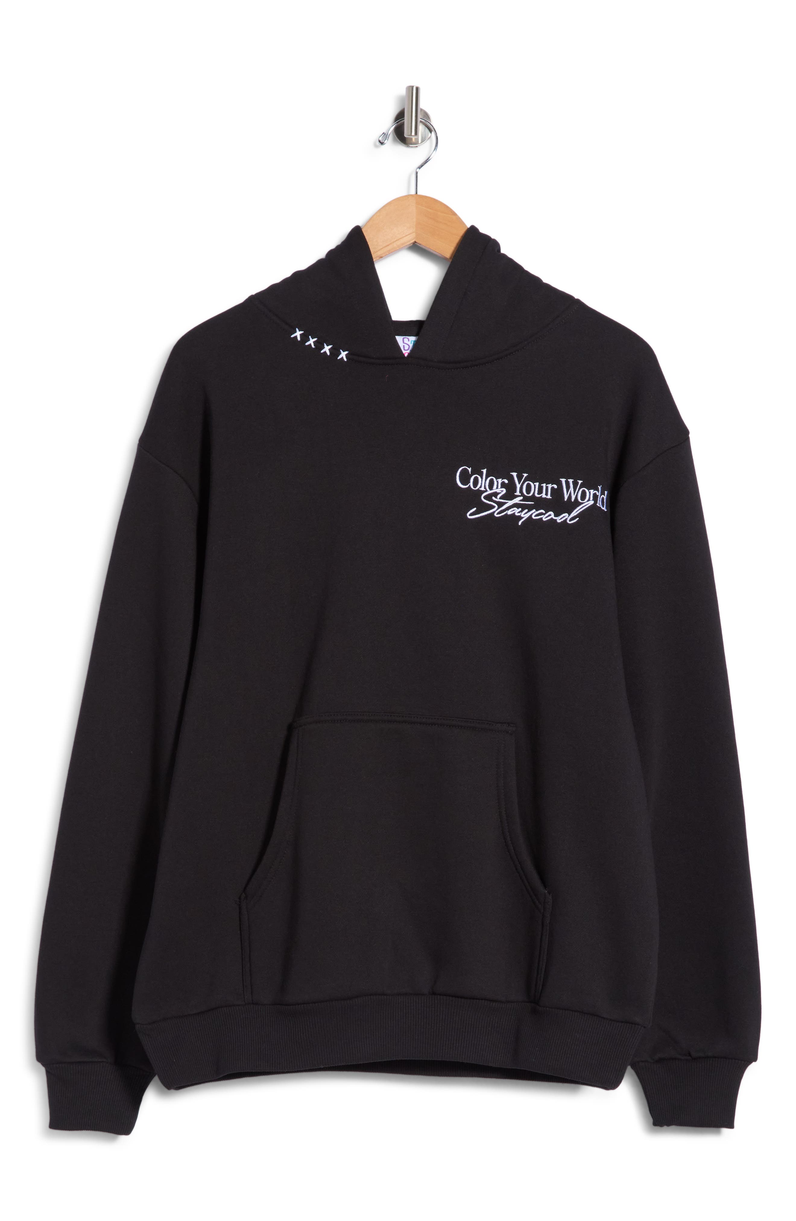 Color Your World Embroidered Hoodie