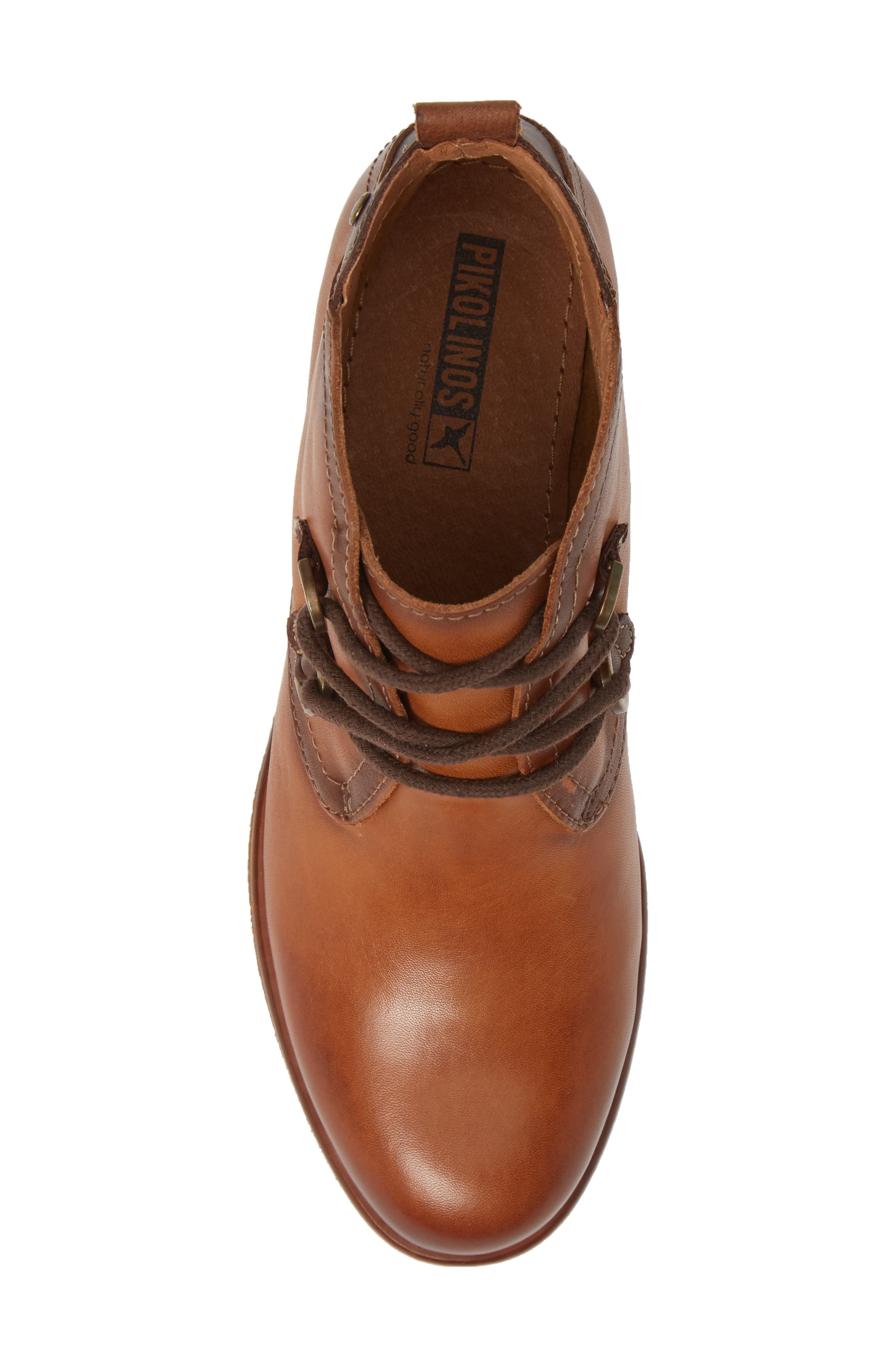 Zaragoza Bootie, Alternate, color, BRANDY LEATHER
