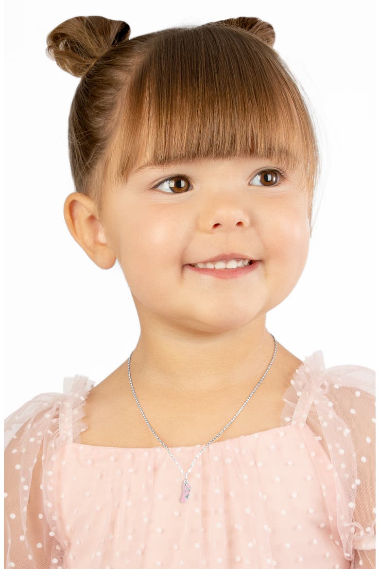 Sterling Silver Little Ballerina Necklace, Alternate, color, Sterling Silver