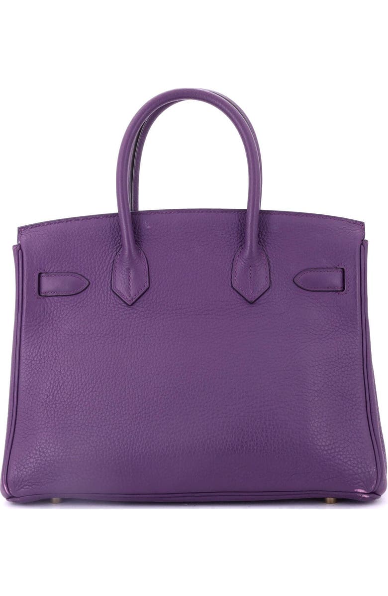 Pre-Owned Hermes Birkin Handbag Purple Togo with Gold Hardware 30, Alternate, color, Ultraviolet