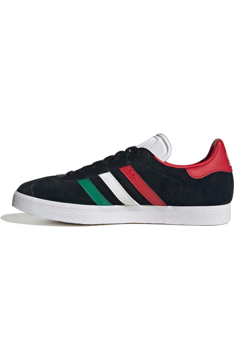 adidas Men's adidas Black Mexico National Team Gazelle Shoes, Alternate, color, Black