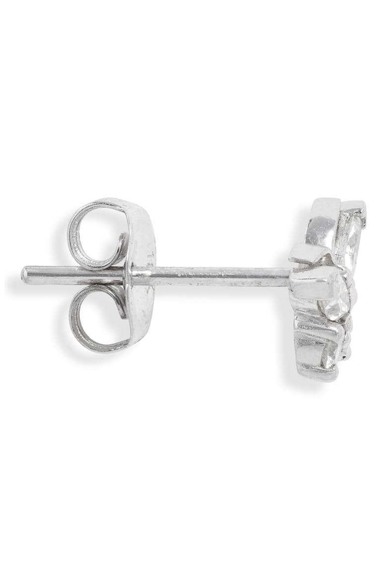 Marquise Diamond Butterfly Stud Earring, Alternate, color, WHITE GOLD/ DIAMOND