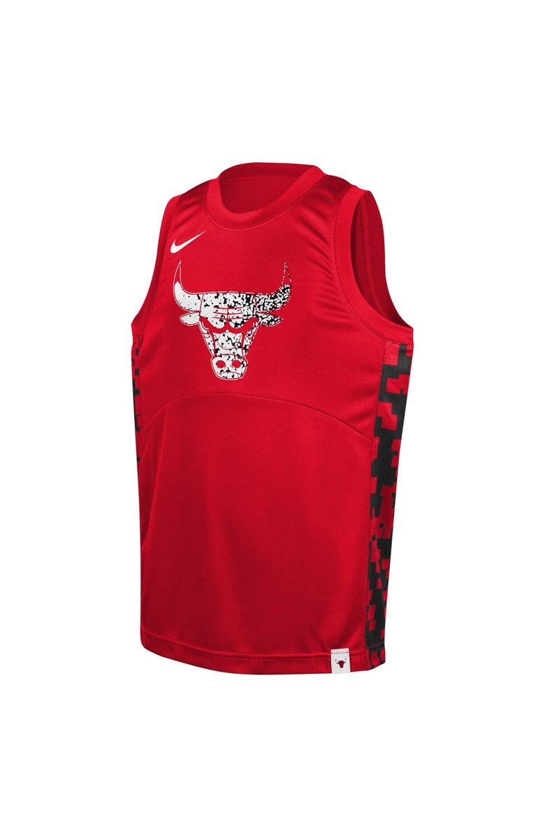 Nike Youth Nike Red Chicago Bulls Courtside Starting Five Team Jersey, Alternate, color, Red