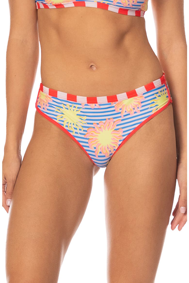 Awake in Light Latin Reversible Bikini Bottoms, Main, color, OPEN BLUE