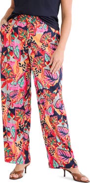 NIC+ZOE Kauai Garden Wide Leg Pants