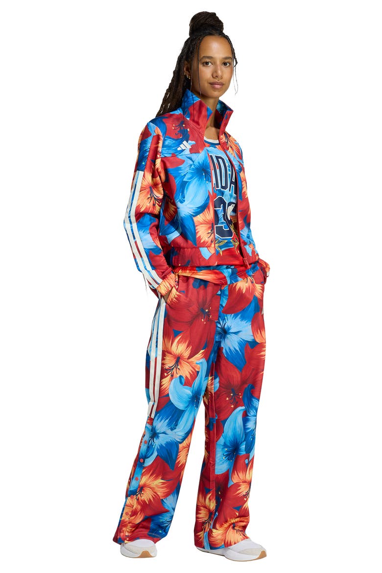 x Farm Rio Track Jacket, Alternate, color, LIGHT BLUE/ RED/ CREAM WHITE