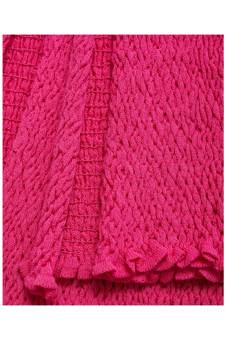 Braided Knit Flare Pants, Alternate, color, FUCHSIA