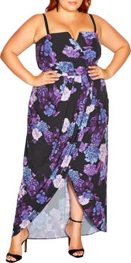 City Chic Floral Dress