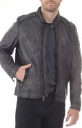Missani Le Collezioni Leather Moto Jacket