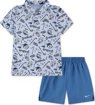 Nike Kids' Dri-FIT Golf Polo & Shorts Set