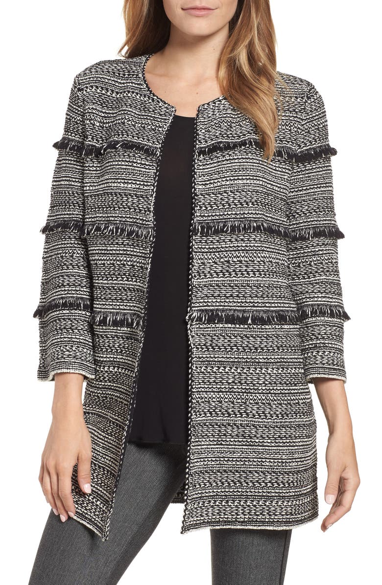 NIC+ZOE Fringe Pop Jacket, Main, color,