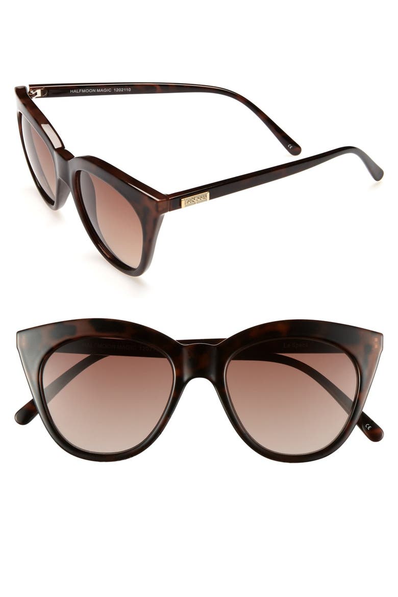 'Halfmoon Magic' Sunglasses, Main, color, TORTOISE