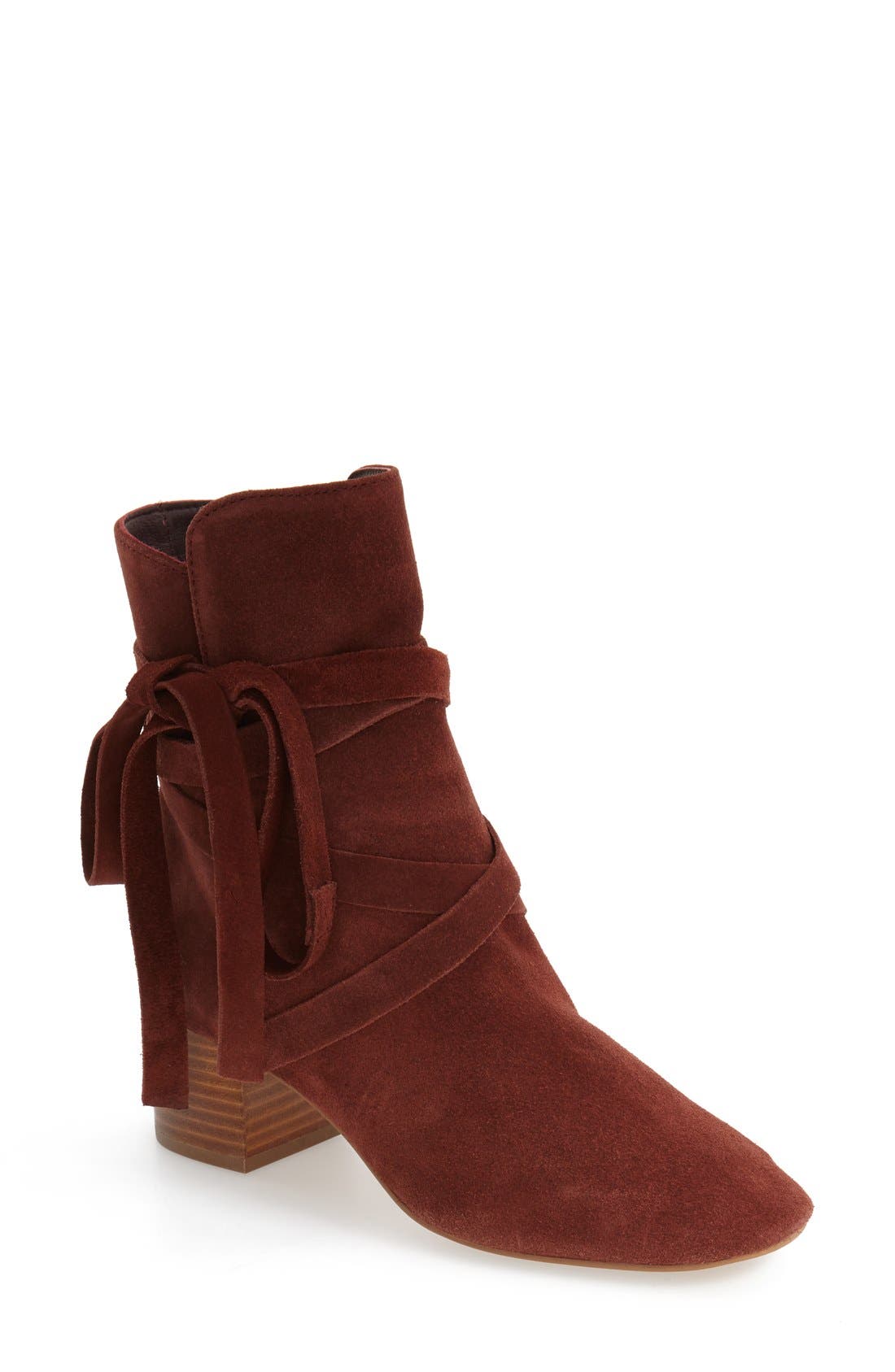 Topshop 'Anabel' Lace-Up Boots, Main, color, 