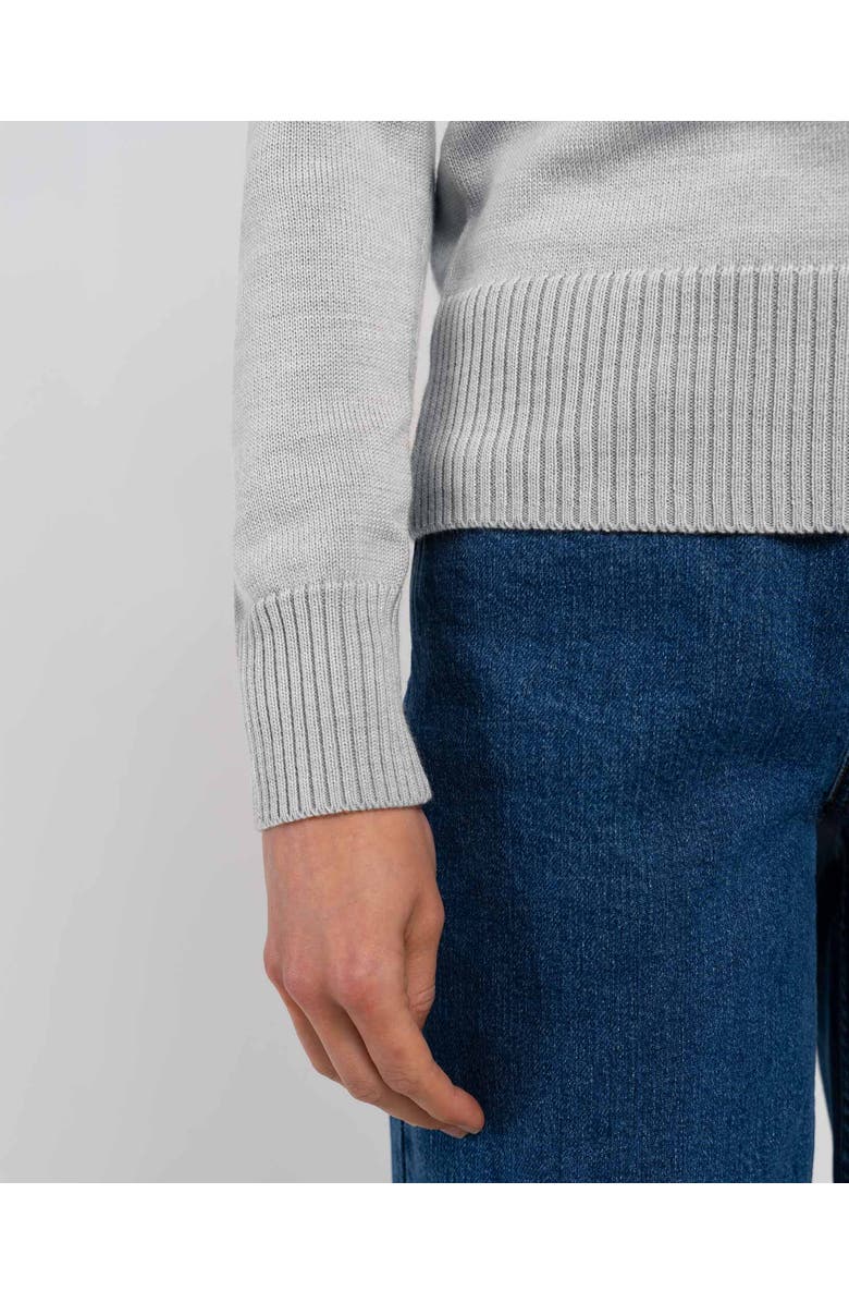 Kettlewell Minna Long Sleeve Crew Neck Sweater, Alternate, color, Light Dove Grey