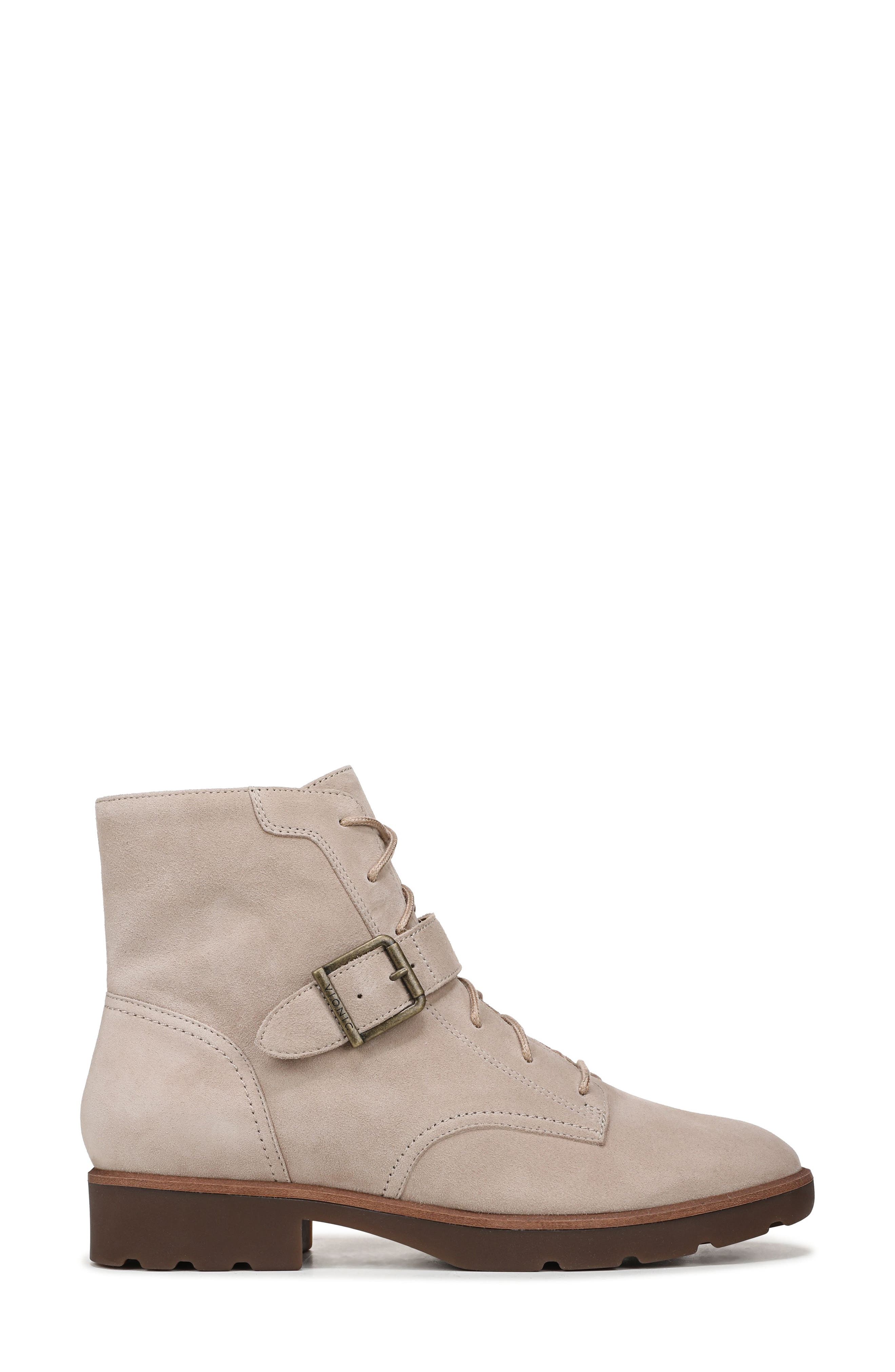 Vionic Catina Lace-Up Bootie, Alternate, color, Lucid Beige