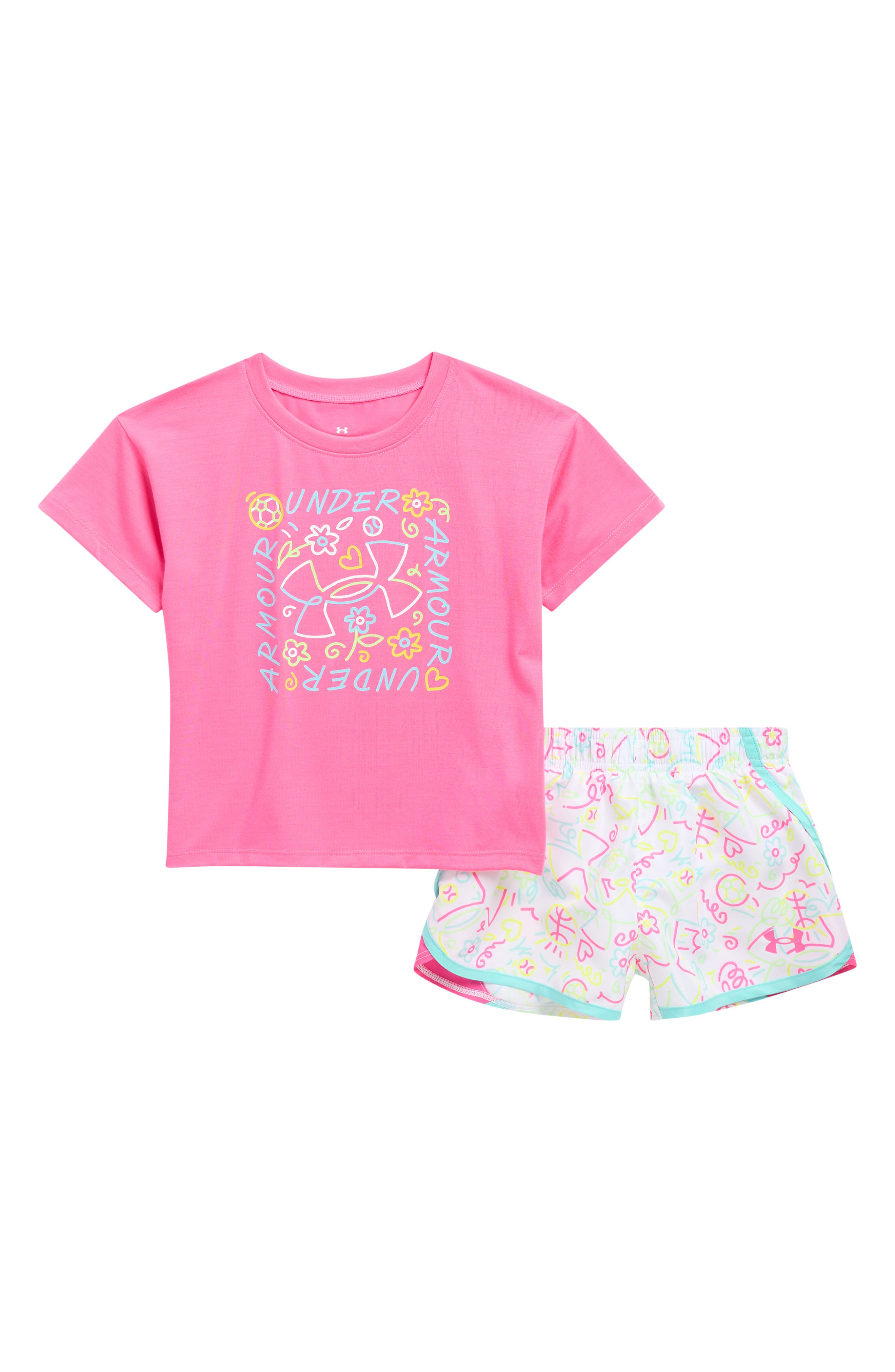 Under Armour Kids' Graphic T-Shirt & Woven Shorts Set