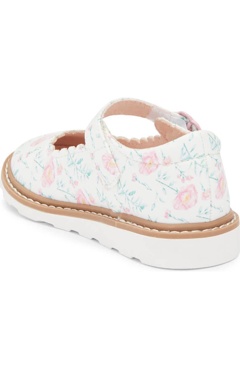 Harper Canyon Kids' Mary Jane Flat, Alternate, color, White Floral