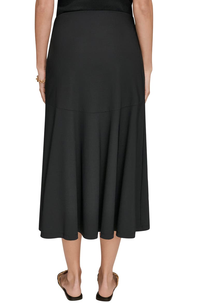 Flared Hi-Low Skirt, Alternate, color, BLACK