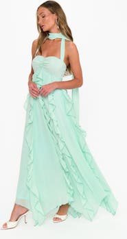 Show Me Your Mumu Gemma Ruffle Maxi Dress