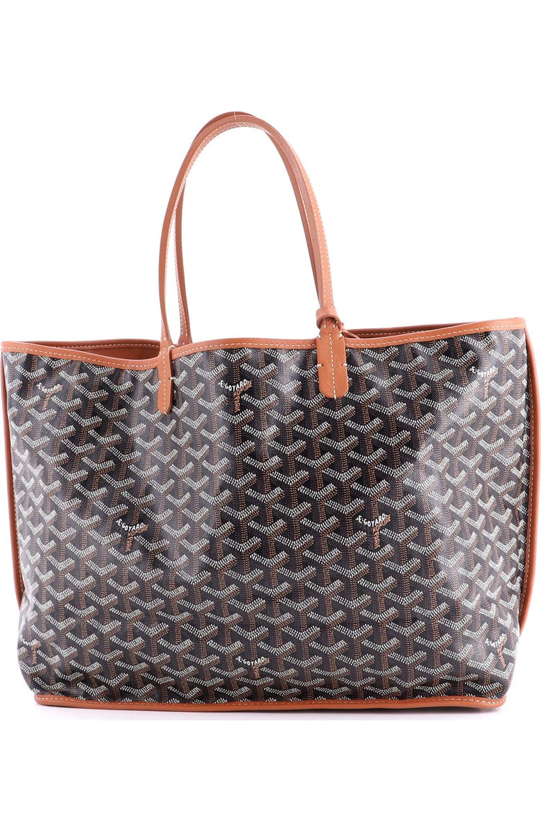 Pre-Owned Goyard Anjou Reversible Tote Coated Canvas PM, Alternate, color, Brown