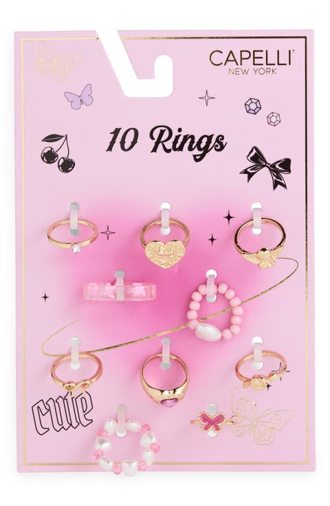Kids' Assorted 10-Ring Set