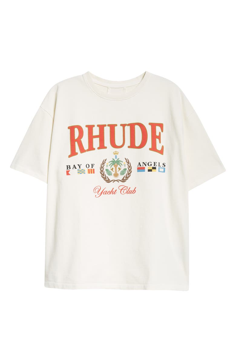 Rhude Bay of Angels Yacht Graphic T-Shirt, Alternate, color,