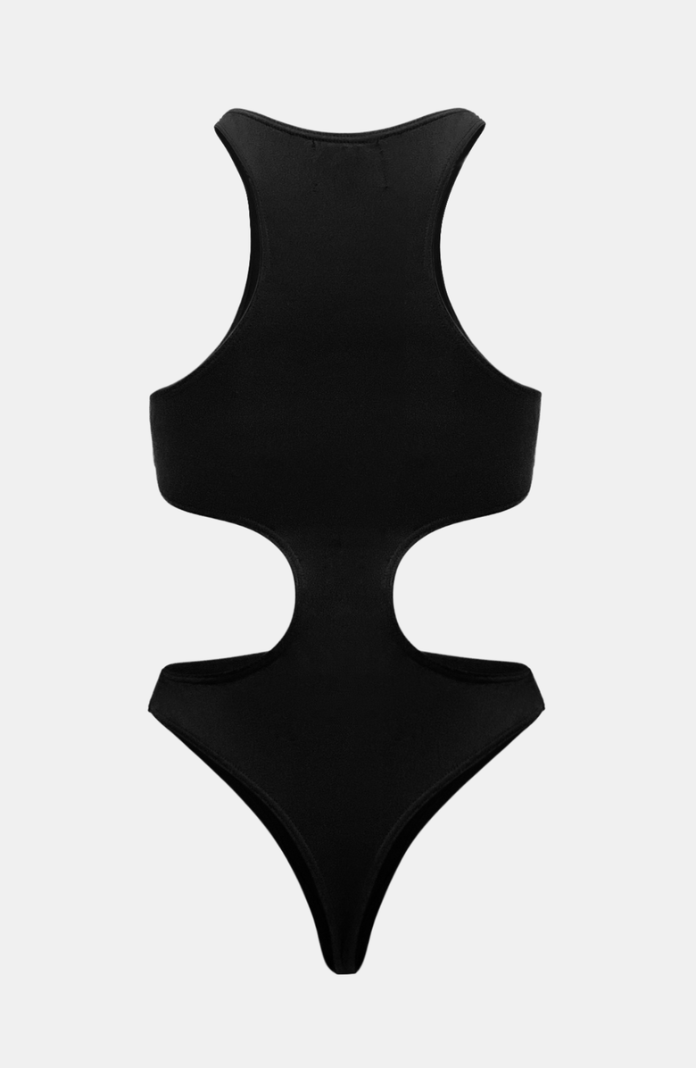 OW Collection BILLIE Bodysuit, Alternate, color, Black