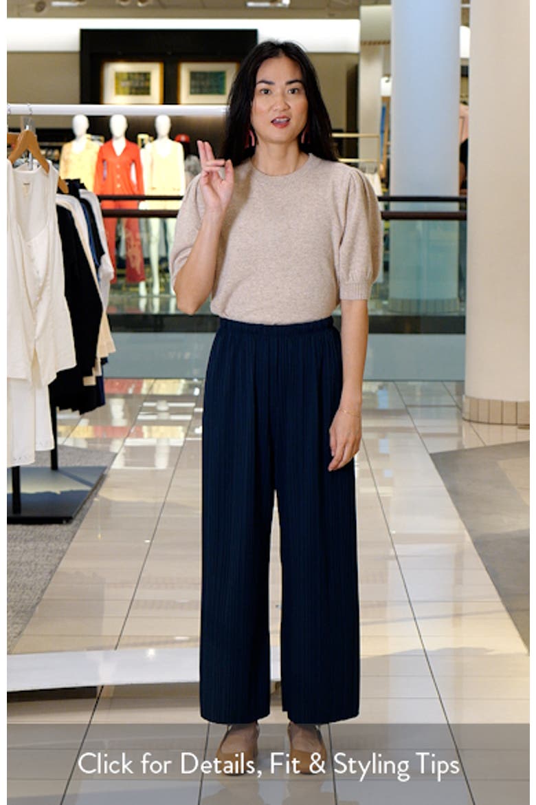 Puff Sleeve Wool & Cashmere Sweater video