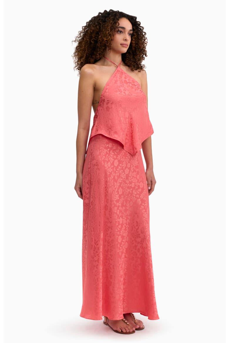 Emery Jacquard Halter, Alternate, color, Coral Blush