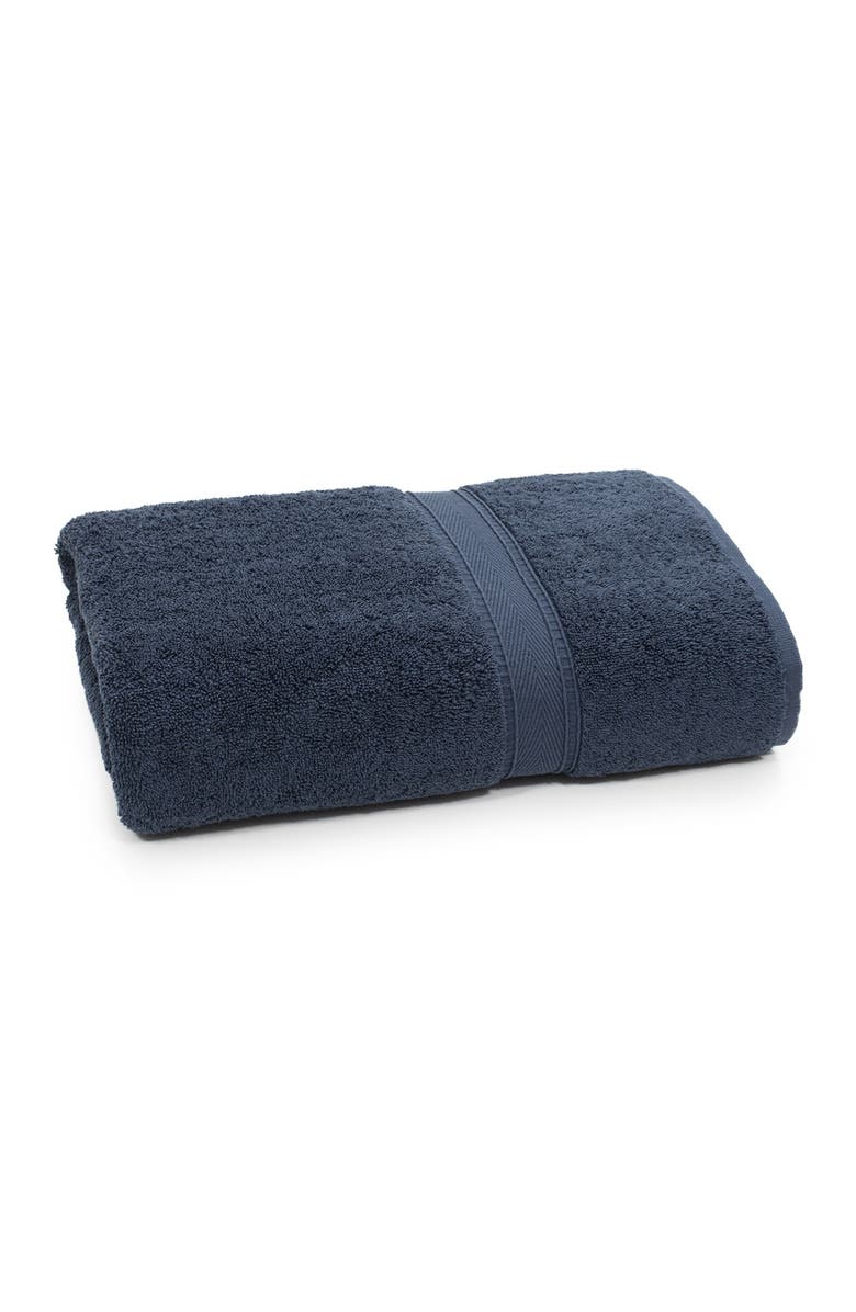 Linum Home Textiles Sinemis Terry Bath Towel - Navy, Alternate, color, Navy