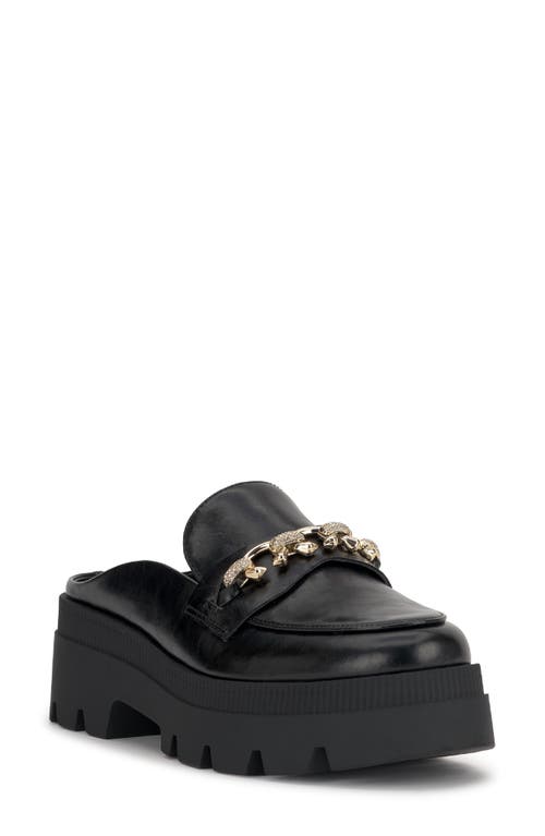 Jessica Simpson Undelie Platform Bit Loafer Mule In Black