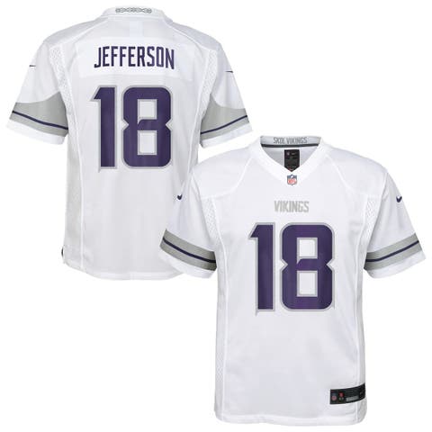 Preschool Nike Justin Jefferson White Minnesota Vikings Alternate Player Game Jersey