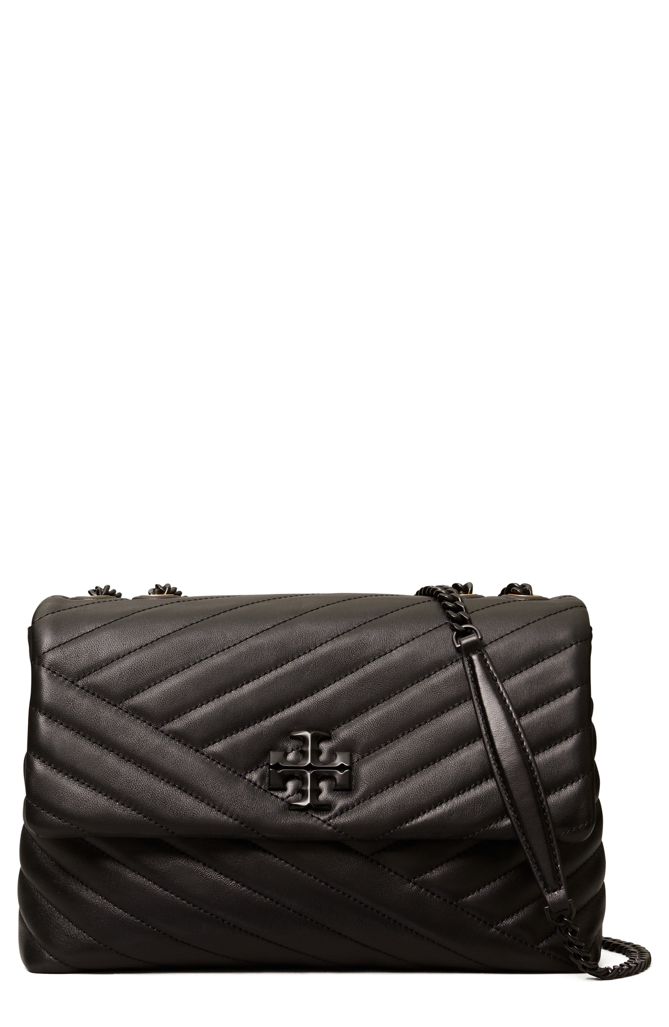 Tory Burch Kira Chevron Powder Coated Convertible Shoulder Bag, Main, color, 