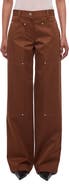 Helmut Lang Rivet Detail Cotton Carpenter Pants