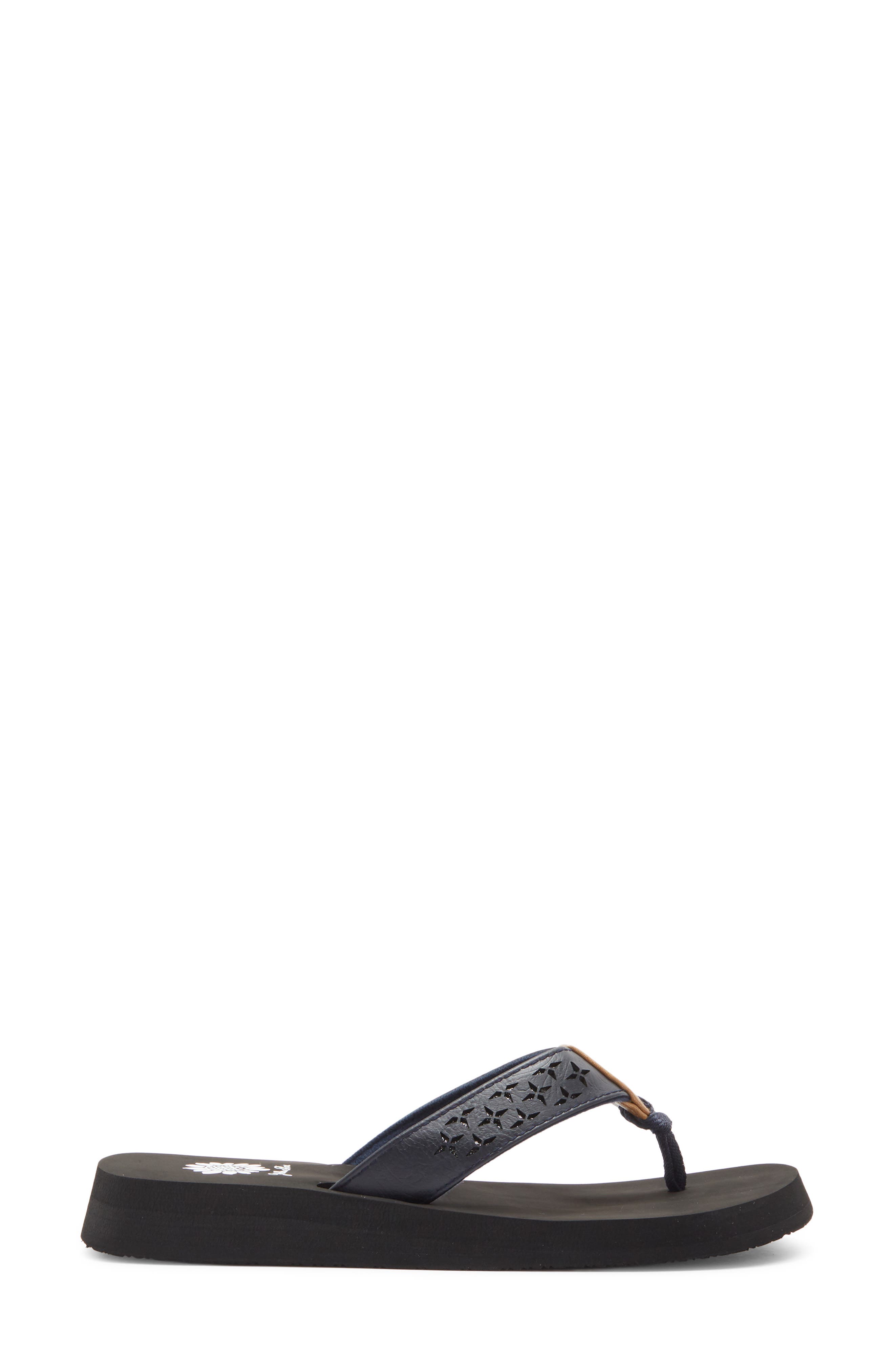 Yellow Box Premium Benji Flip Flop, Alternate, color, Navy