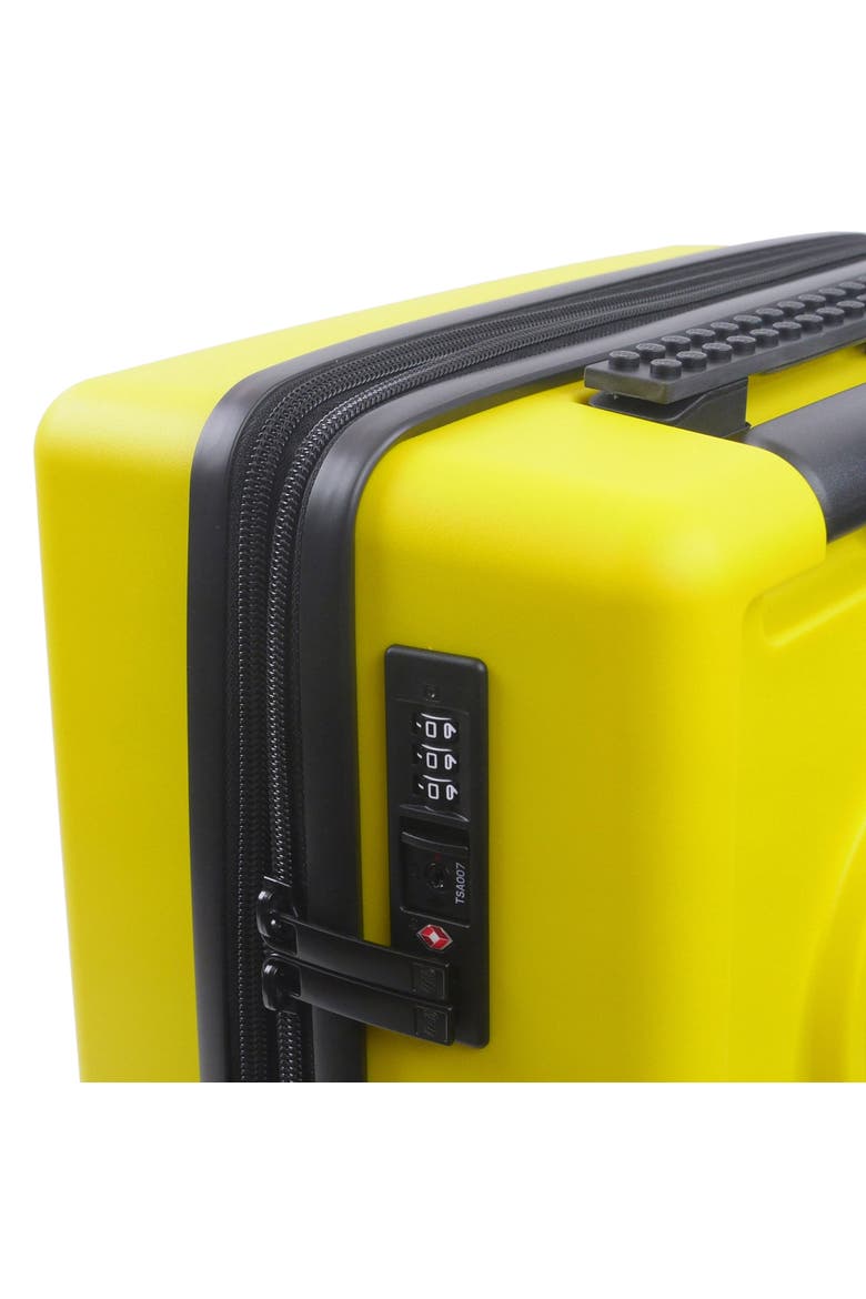 Signature Brick 2x3 Trolley Expandable 21.5 inch carry-on luggage, Alternate, color, YELLOW