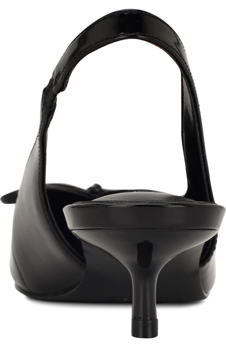 Nine West Evaa Slingback Pointed Toe Kitten Heel Pump, Alternate, color,