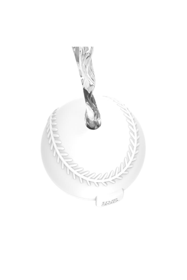 Baseball Silicone Ice Mold, Alternate, color, White