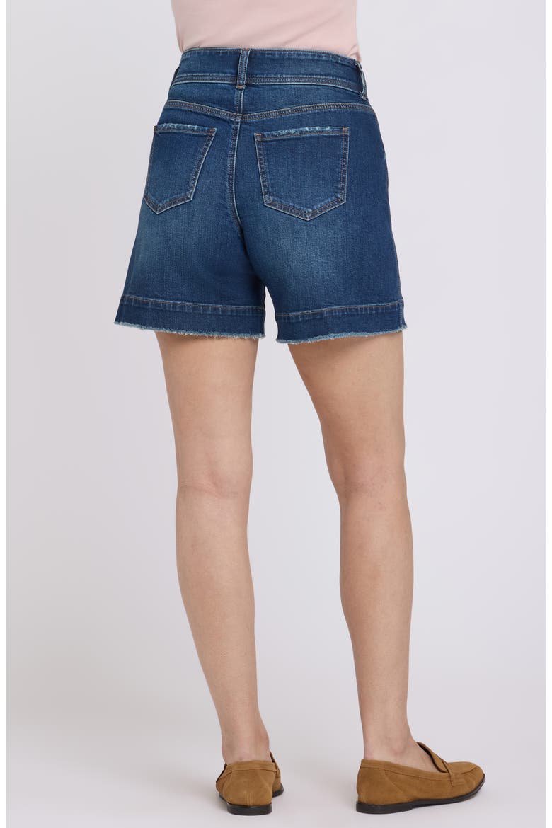 Berkyn Relaxed Fit Raw Hem Denim Shorts, Alternate, color, SUNSET VILLA