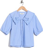 Joie Embroidered Striped Shirt