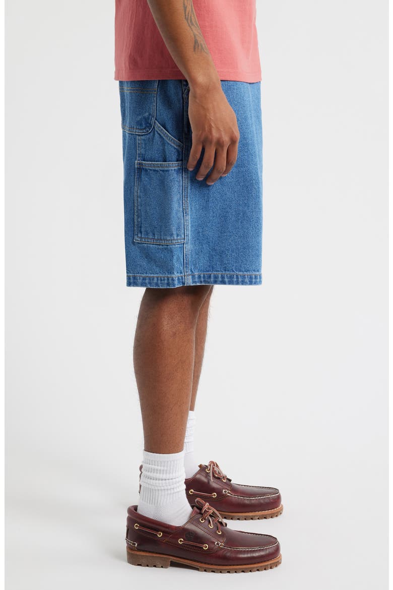 Bigwig Denim Carpenter Shorts, Alternate, color, LIGHT INDIGO CLASSIC