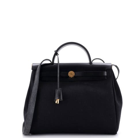 Herbag Zip Leather and Toile 31