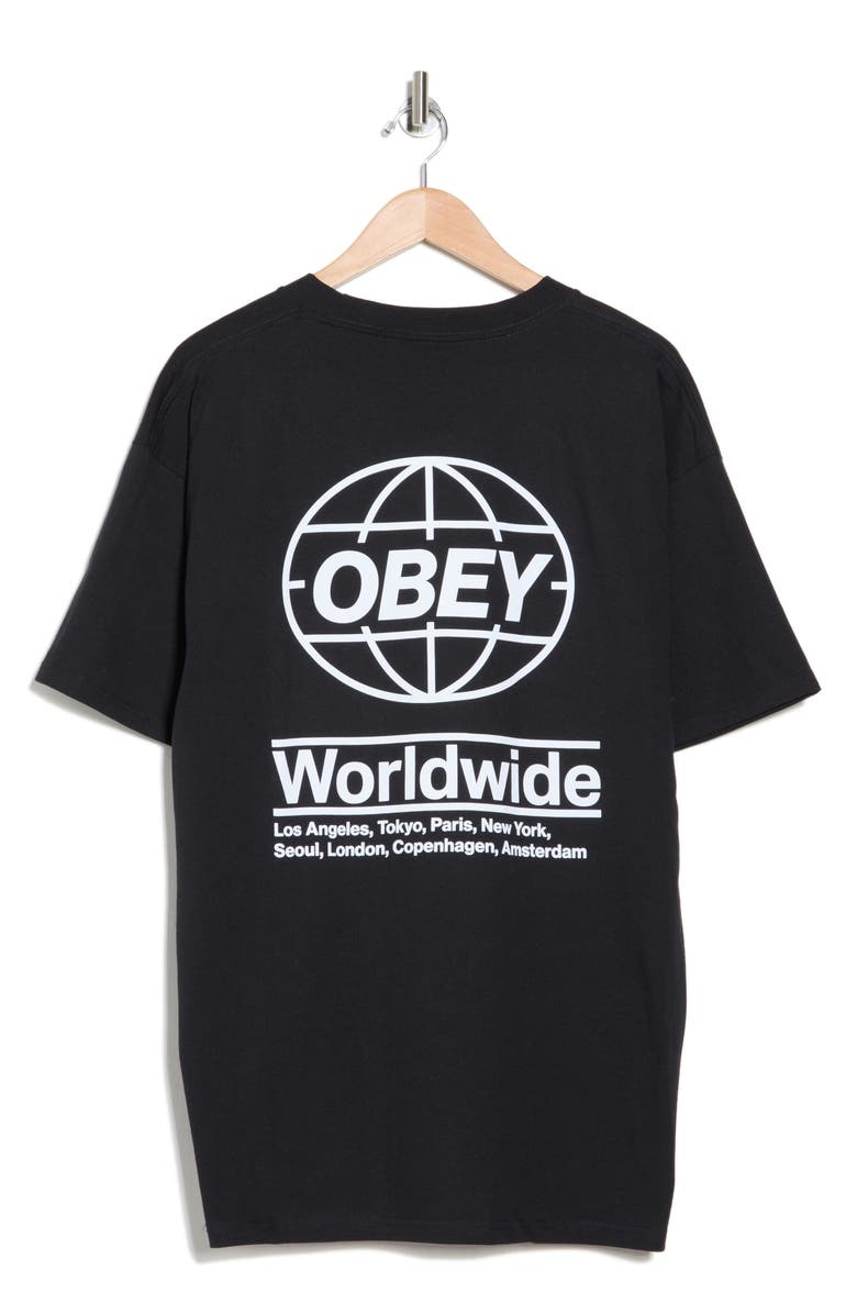 Obey Global Graphic T-Shirt, Alternate, color, 