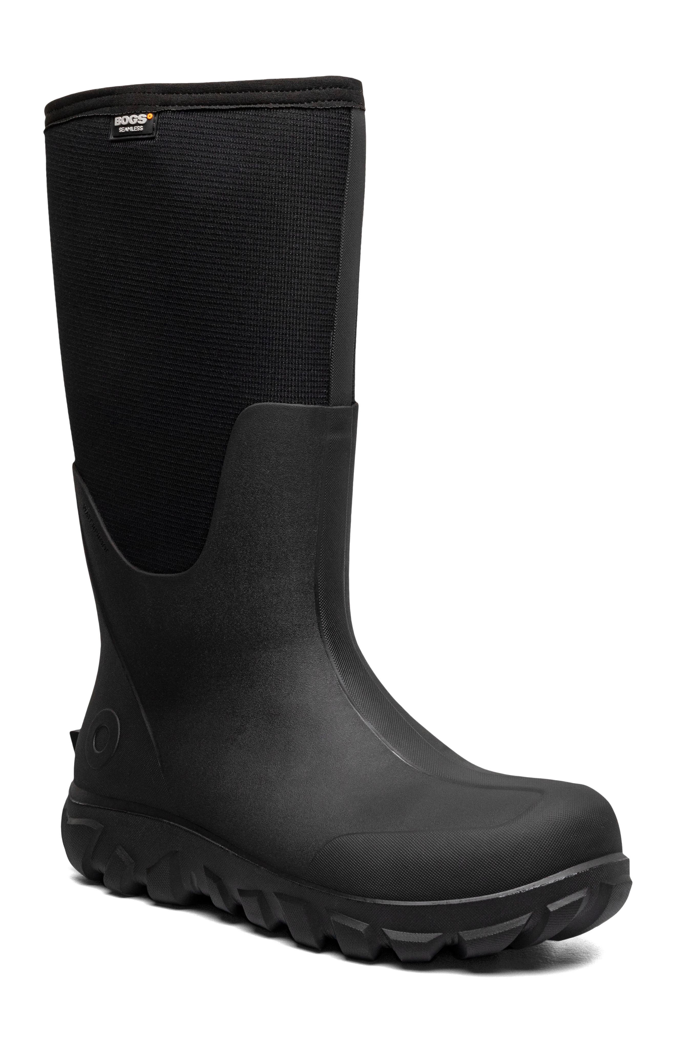 Bogs Classic Seamless Tall Waterproof Boot, Main, color, Black