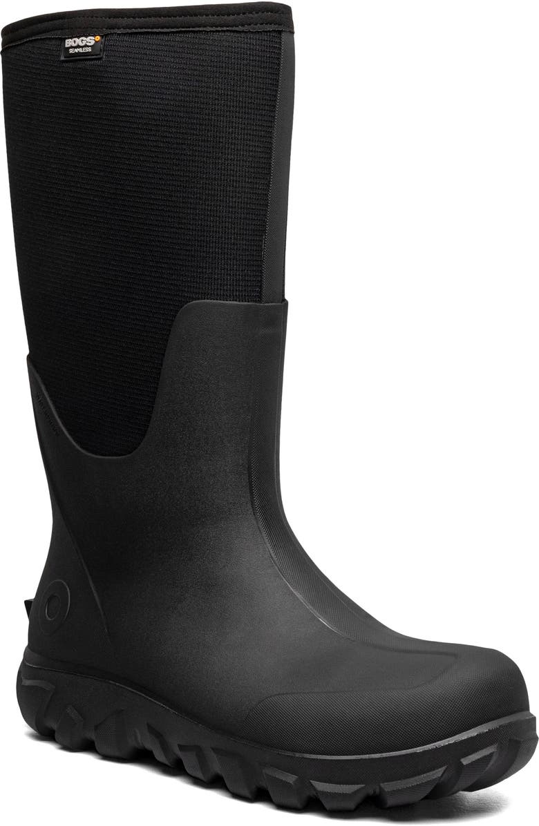 Bogs Classic Seamless Tall Waterproof Boot, Main, color, Black