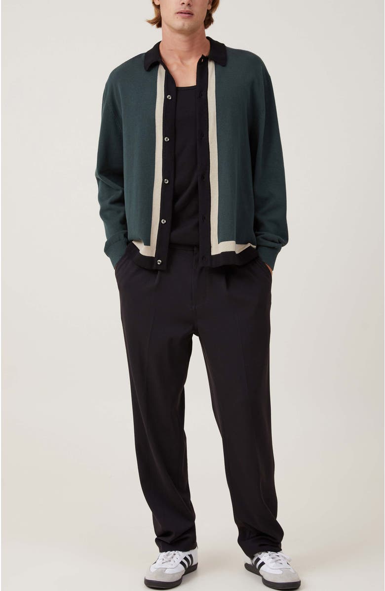 Cotton On Men's Relaxed Pleated Pant, Alternate, color, 