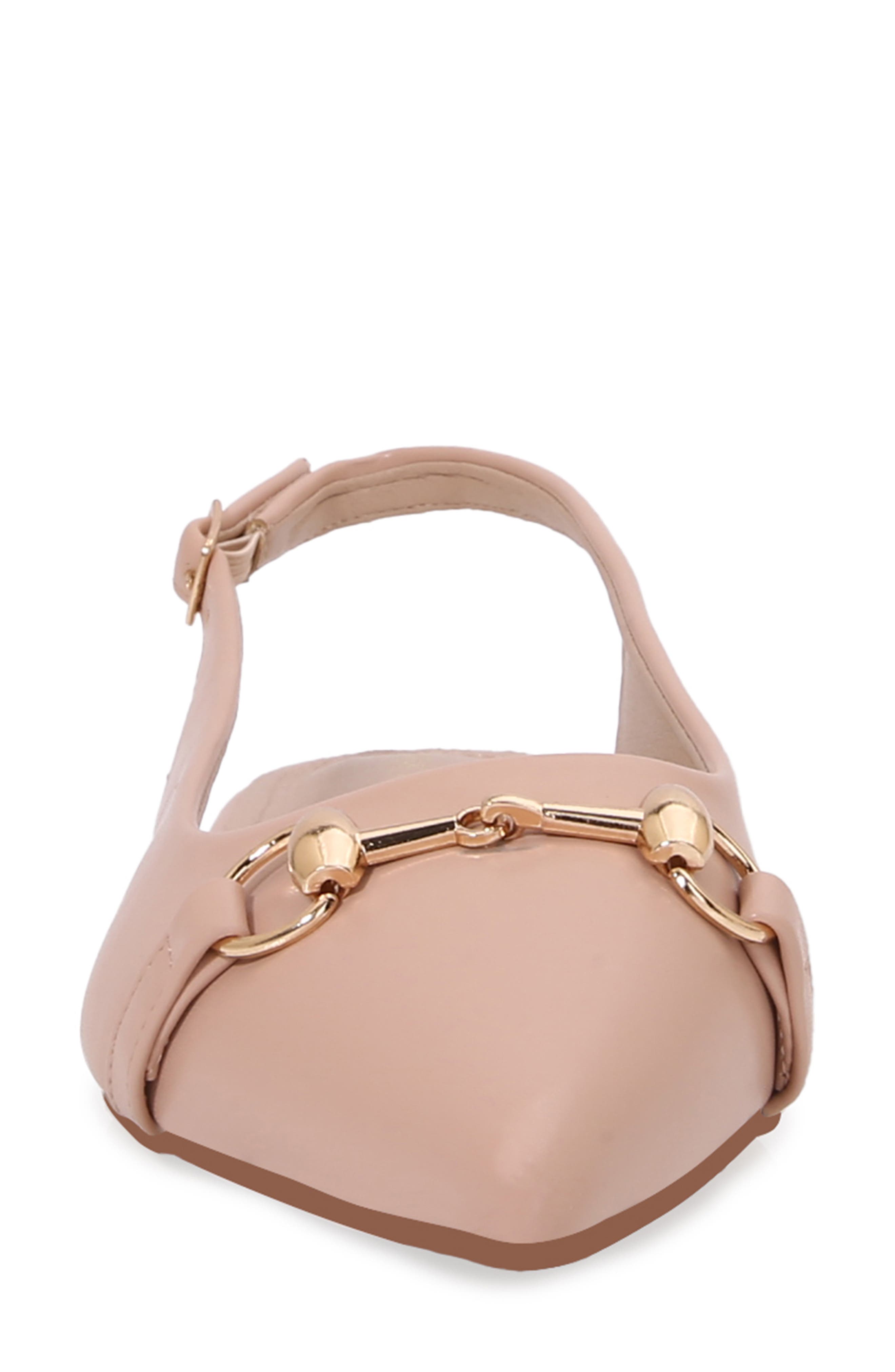 BERNESS Bit Slingback Flat, Alternate, color, Beige